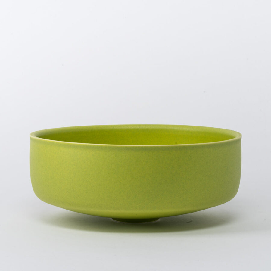 Small Spring Apple Minimalist Footed Bowl