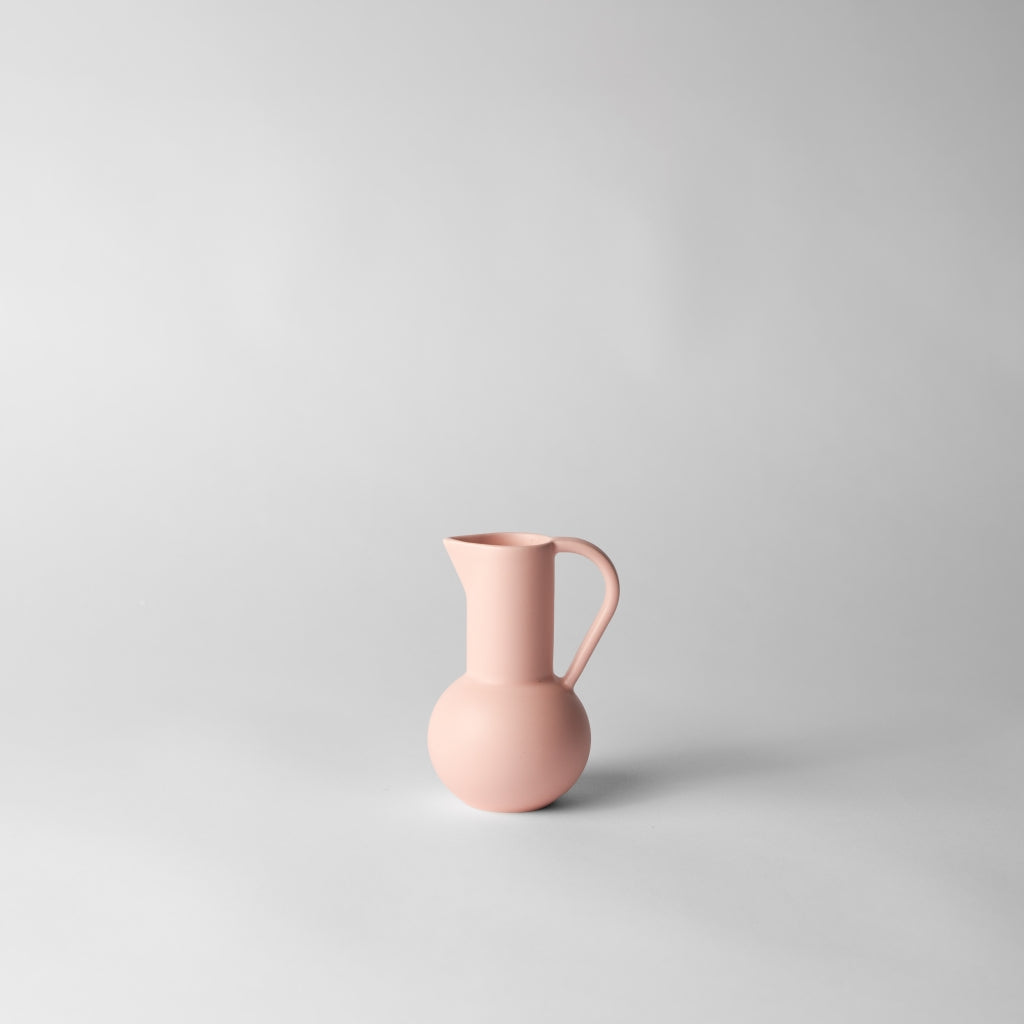 Coral Blush Petite Rounded Accent Pitcher